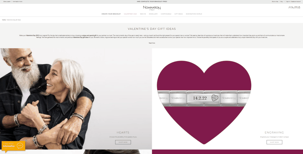 nomination san valentin