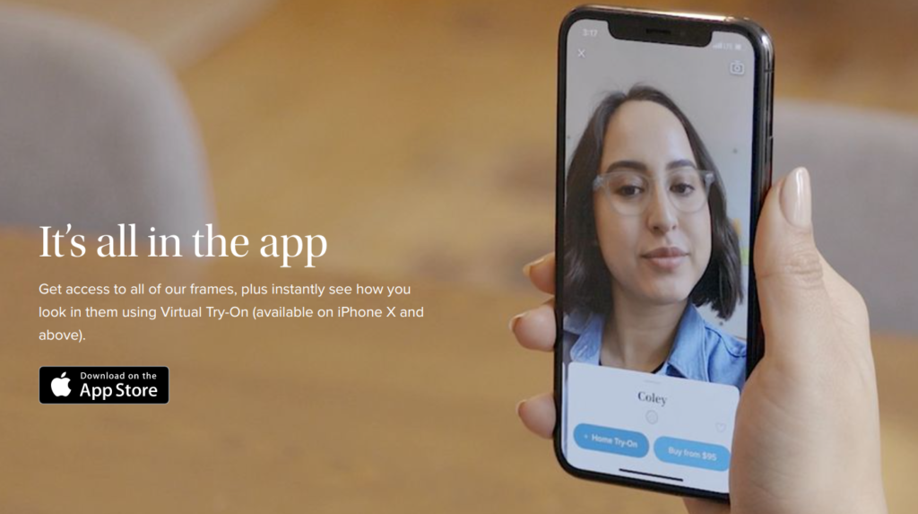Tool online shopping: Glasses virtual try-on