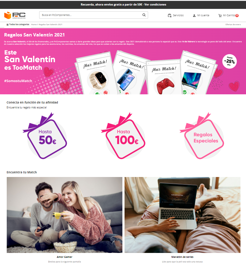 web san valentin PC Componentes
