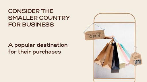 Smaller countries for cross-border e-commerce
