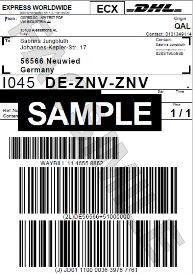 Etichetta-A6-dhl