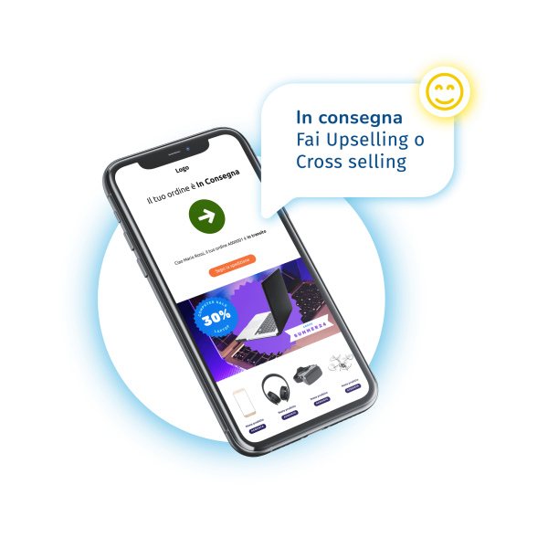 template email transazionale in consegna